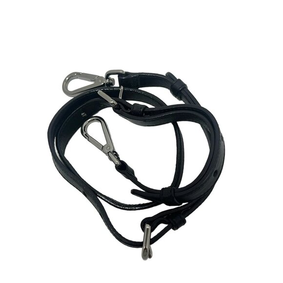 PRADA Gathered Bag - Black Nylon Leather Tote Bag 431-052125 - Picture 10 of 10